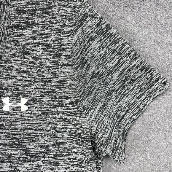 Under Armour Shirt Womens Medium HeatGear V-Neck Short Sleeve Athletic 1258568 - Picture 6 of 16